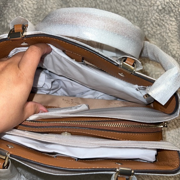 Kate spade Leila satchel in gingerbread. New with tags. - Picture 4 of 4